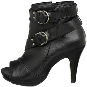 Madden Girl Krizta Black Ankle Boot 10